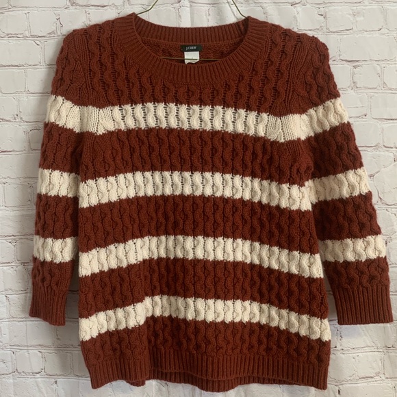 J. Crew Sweaters - J Crew Crewneck Cable Knit Sweater